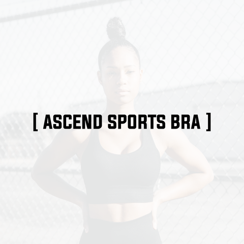 Ascend Sports Bra - Black