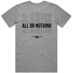 All or Nothing Tee - Heather Grey