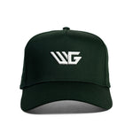 Crest 5 Panel Cap - Dark Green