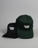 Crest 5 Panel Cap - Dark Green