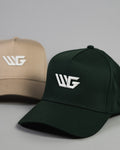 Crest 5 Panel Cap - Dark Green