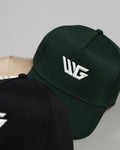 Crest 5 Panel Cap - Dark Green