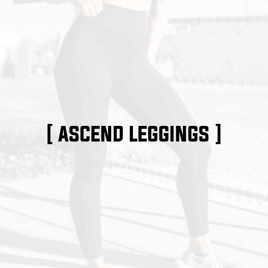 Ascend Leggings - Black – WE GRIND APPAREL