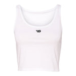 Infinity Crop Tank - White